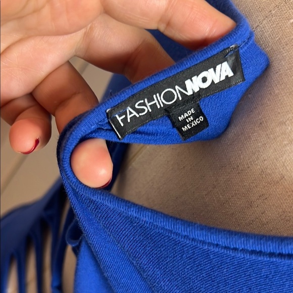 Fashion Nova Your Distraction Mini Dress - Royal Size Medium - Picture 2 of 8